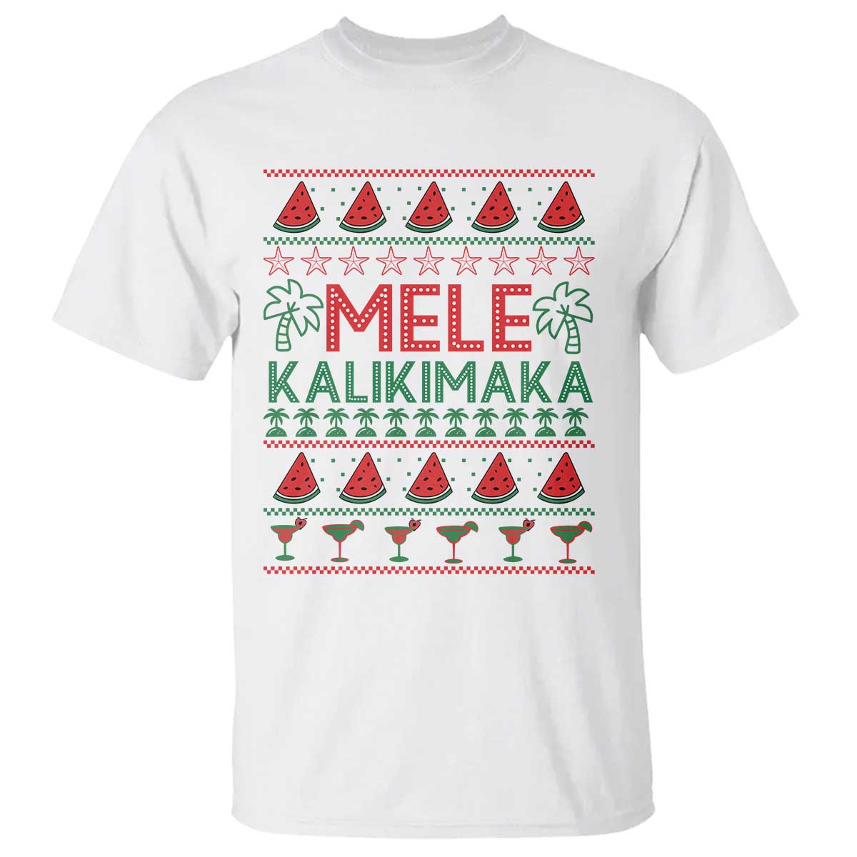 Mele Kalikimaka T Shirt Hawaiian Ugly Christmas Sweater