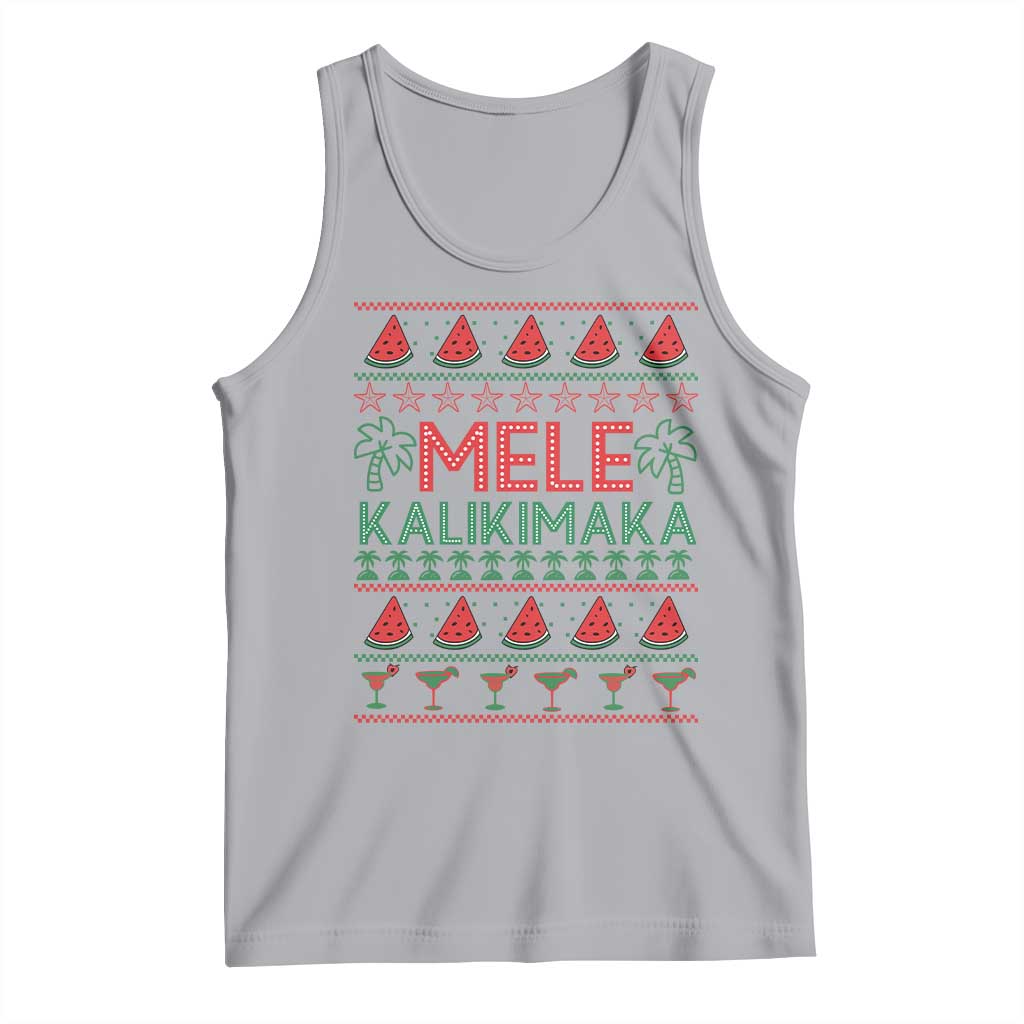 Mele Kalikimaka Tank Top Hawaiian Ugly Christmas Sweater