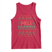 Mele Kalikimaka Tank Top Hawaiian Ugly Christmas Sweater