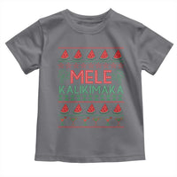 Mele Kalikimaka Toddler T Shirt Hawaiian Ugly Christmas Sweater