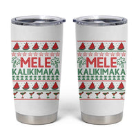 Mele Kalikimaka Tumbler Cup Hawaiian Ugly Christmas Sweater