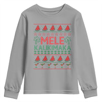 Mele Kalikimaka Youth Sweatshirt Hawaiian Ugly Christmas Sweater