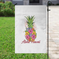 Tropical Floral Pineapple Aloha Hawaii Garden Flag Hawaiian Island Vacation Graphic
