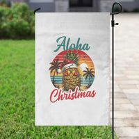 Aloha Tropical Pineapple Christmas Garden Flag Vintage Beach Xmas Gift