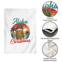 Aloha Tropical Pineapple Christmas Garden Flag Vintage Beach Xmas Gift