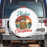 Aloha Tropical Pineapple Christmas Spare Tire Cover Vintage Beach Xmas Gift