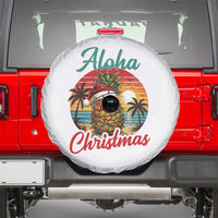 Aloha Tropical Pineapple Christmas Spare Tire Cover Vintage Beach Xmas Gift