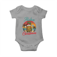 Aloha Tropical Pineapple Christmas Baby Onesie Vintage Beach Xmas Gift
