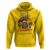 Aloha Tropical Pineapple Christmas Hoodie Vintage Beach Xmas Gift