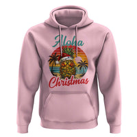 Aloha Tropical Pineapple Christmas Hoodie Vintage Beach Xmas Gift