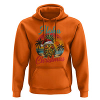 Aloha Tropical Pineapple Christmas Hoodie Vintage Beach Xmas Gift