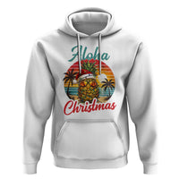 Aloha Tropical Pineapple Christmas Hoodie Vintage Beach Xmas Gift