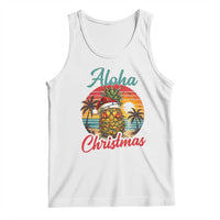 Aloha Tropical Pineapple Christmas Tank Top Vintage Beach Xmas Gift