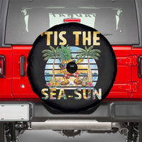 Tis The Sea Sun Spare Tire Cover Dabbing Pineapple Summer Vacation Gift