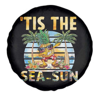 Tis The Sea Sun Spare Tire Cover Dabbing Pineapple Summer Vacation Gift