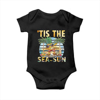 Tis The Sea Sun Baby Onesie Dabbing Pineapple Summer Vacation Gift