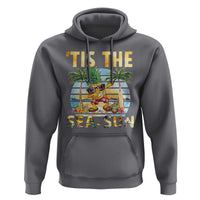 Tis The Sea Sun Hoodie Dabbing Pineapple Summer Vacation Gift