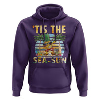 Tis The Sea Sun Hoodie Dabbing Pineapple Summer Vacation Gift