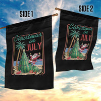 Christmas In July Garden Flag Funny Santa Watermelon Xmas Tree