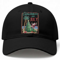 Christmas In July Baseball Cap Funny Santa Watermelon Xmas Tree