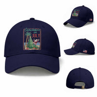 Christmas In July Baseball Cap Funny Santa Watermelon Xmas Tree