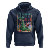 Christmas In July Hoodie Funny Santa Watermelon Xmas Tree