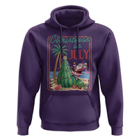 Christmas In July Hoodie Funny Santa Watermelon Xmas Tree