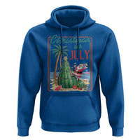 Christmas In July Hoodie Funny Santa Watermelon Xmas Tree