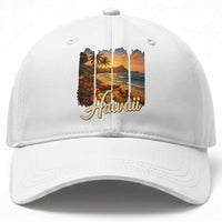 Vintage Hawaii Beach Travel Baseball Cap Sunset Ocean Landscape