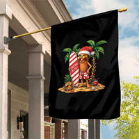 Funny Tung Tung Sahur Christmas In July Garden Flag Beach Party Vacation