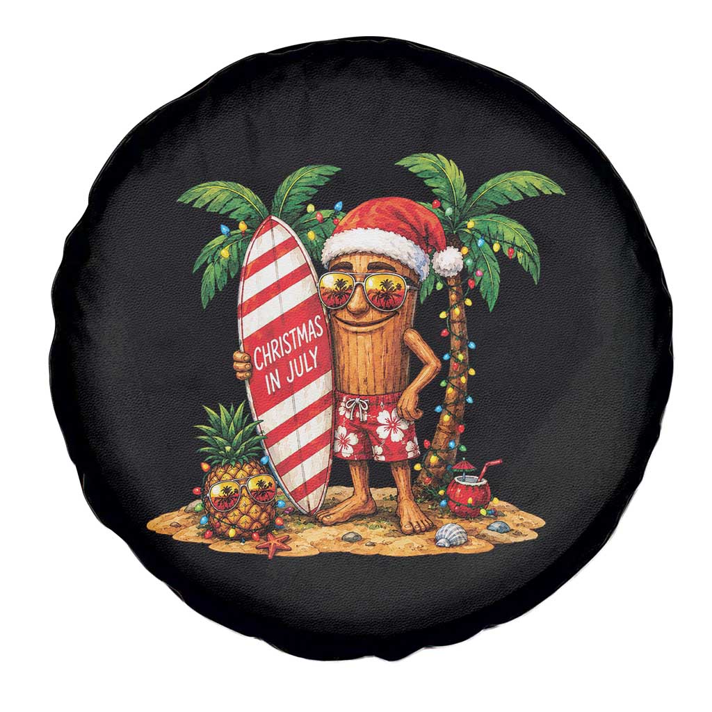 Funny Tung Tung Sahur Christmas In July Spare Tire Cover Beach Party Vacation