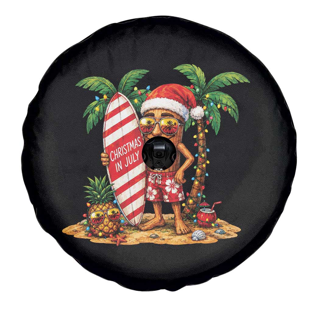 Funny Tung Tung Sahur Christmas In July Spare Tire Cover Beach Party Vacation