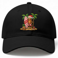Funny Tung Tung Sahur Christmas In July Baseball Cap Beach Party Vacation