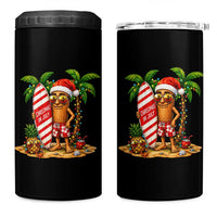 Funny Tung Tung Sahur Christmas In July 4 in 1 Can Cooler Tumbler Beach Party Vacation
