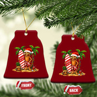 Funny Tung Tung Sahur Christmas In July Ceramic Ornament Beach Party Vacation