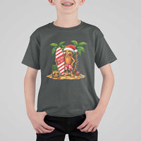 Funny Tung Tung Sahur Christmas In July T Shirt For Kid Beach Party Vacation