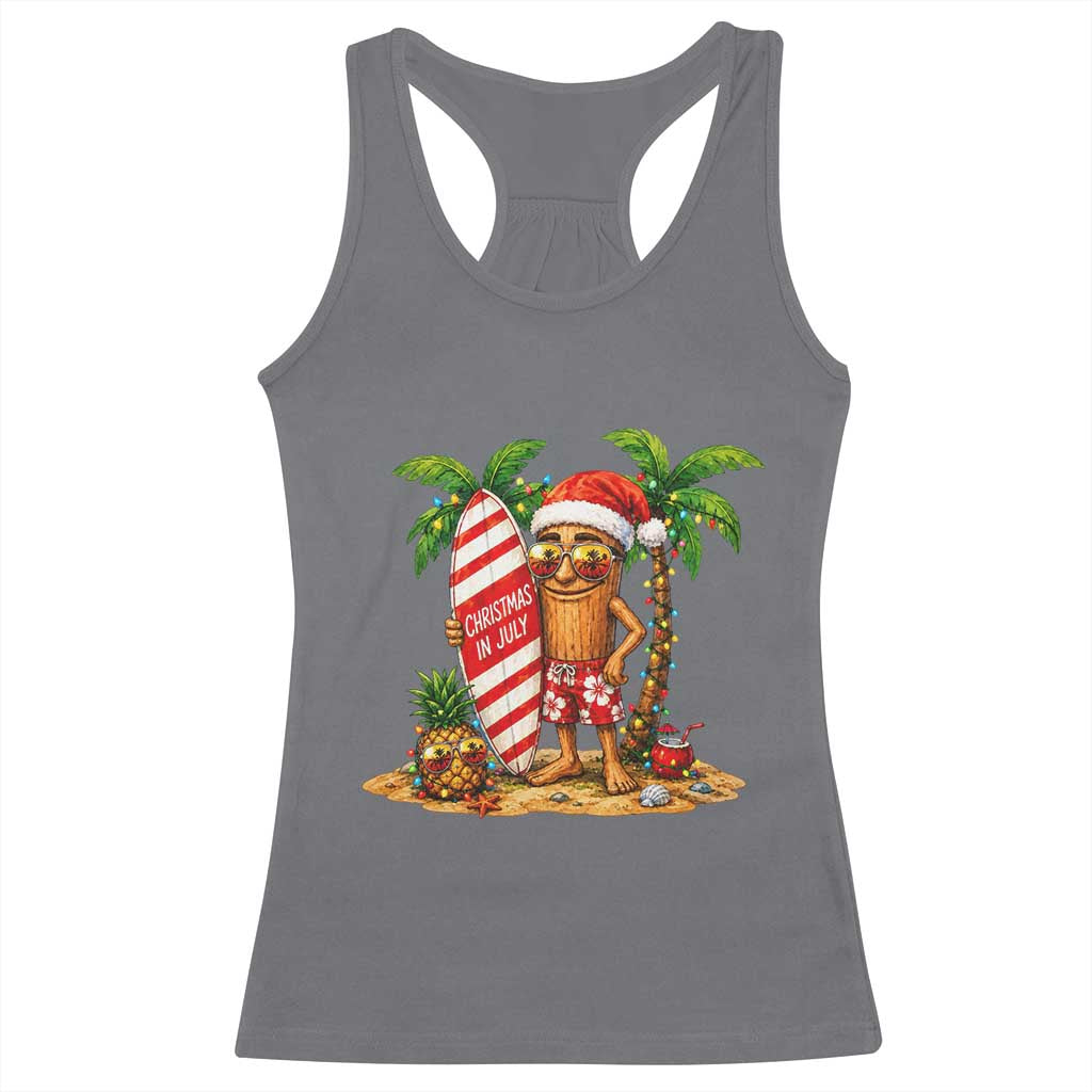 Funny Tung Tung Sahur Christmas In July Racerback Tank Top Beach Party Vacation