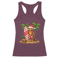 Funny Tung Tung Sahur Christmas In July Racerback Tank Top Beach Party Vacation