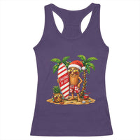 Funny Tung Tung Sahur Christmas In July Racerback Tank Top Beach Party Vacation