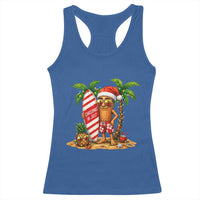 Funny Tung Tung Sahur Christmas In July Racerback Tank Top Beach Party Vacation