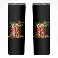 Funny Tung Tung Sahur Christmas In July Skinny Tumbler Beach Party Vacation