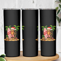 Funny Tung Tung Sahur Christmas In July Skinny Tumbler Beach Party Vacation