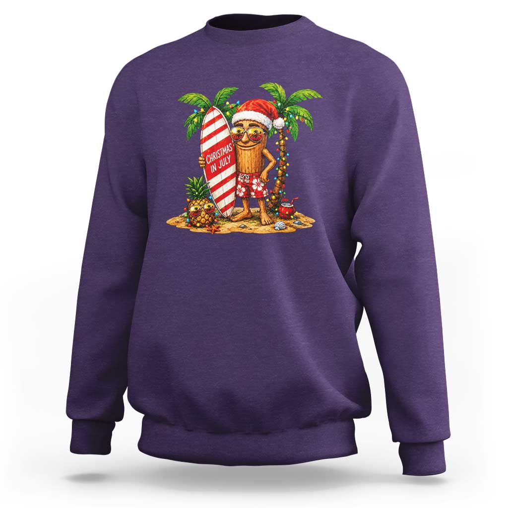 Funny Tung Tung Sahur Christmas In July Sweatshirt Beach Party Vacation
