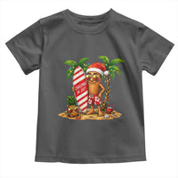 Funny Tung Tung Sahur Christmas In July Toddler T Shirt Beach Party Vacation