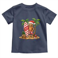 Funny Tung Tung Sahur Christmas In July Toddler T Shirt Beach Party Vacation