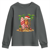 Funny Tung Tung Sahur Christmas In July Youth Sweatshirt Beach Party Vacation