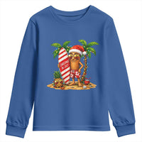 Funny Tung Tung Sahur Christmas In July Youth Sweatshirt Beach Party Vacation