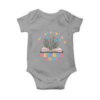 Women Retirement Life Baby Onesie Retired 2026 A New Chapter Begins Floral Book