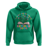 Women Retirement Life Hoodie Retired 2026 A New Chapter Begins Floral Book