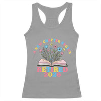 Women Retirement Life Racerback Tank Top Retired 2026 A New Chapter Begins Floral Book